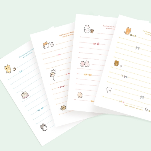 꽁냥꽁냥 프렌즈 편지지 FL113-1