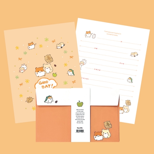 꽁냥꽁냥 프렌즈 편지지 FL113-2