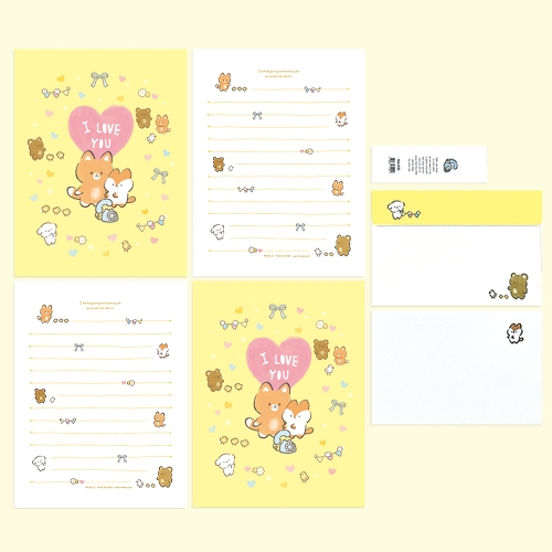 꽁냥꽁냥 프렌즈 편지지 FL113-4