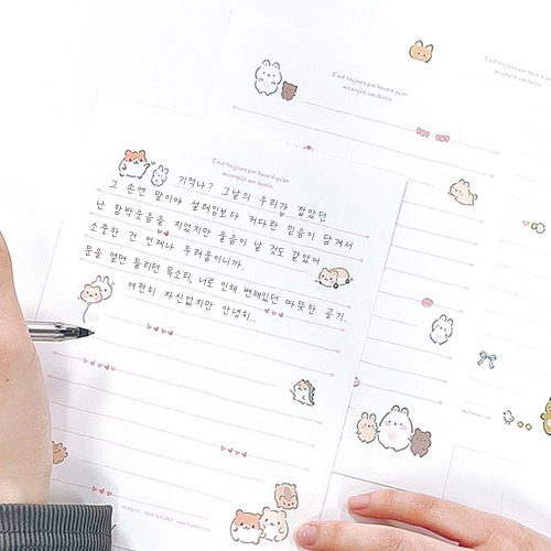 꽁냥꽁냥 프렌즈 편지지 FL113-4