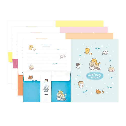 꽁냥꽁냥 프렌즈 편지지 FL113(4종1세트)