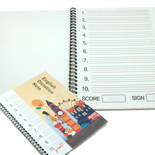 영어받아쓰기 스프링노트(2종 중 택1)