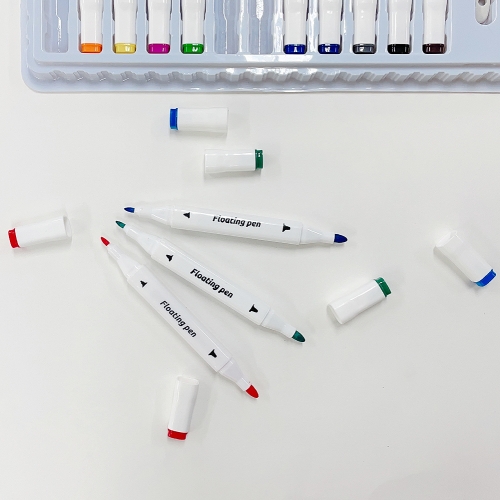 매직 워터 플로팅 마카펜 12색세트 물에 뜨는 보드마카