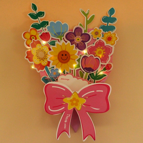 LED 조명 꽃다발 1set