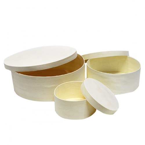 나무 원형통 선물함_단품