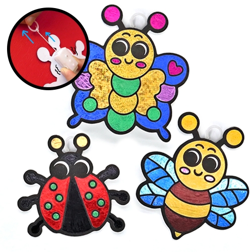 [하하당] 봄 곤충 포일아트 장난감 (3종 택1)