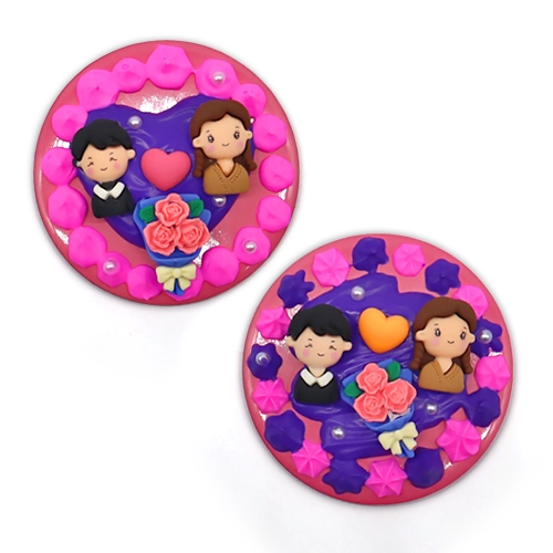 [하하당] 엄마아빠 데코덴 손거울