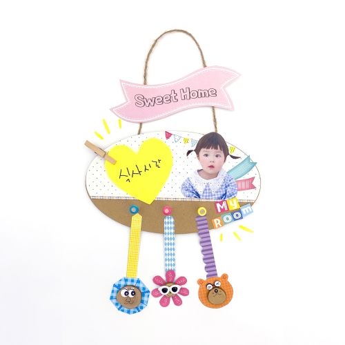 [만꾸] 톡톡 액자 방문걸이