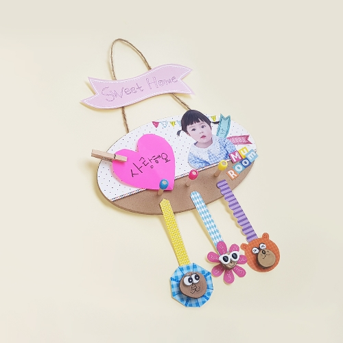 [만꾸] 톡톡 액자 방문걸이