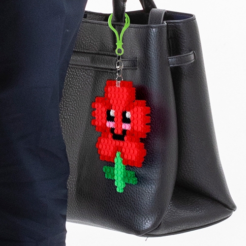 [하하당] 카네이션 디폼블럭 키링