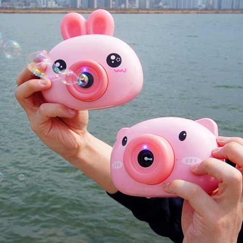 동물 카메라 자동 비눗방울 곰돌이 오리 비누방울 버블건 세트