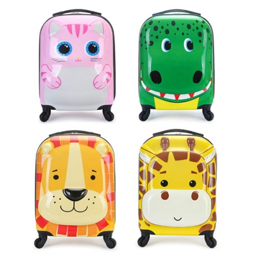 [네임택증정][당일] 어린이 동물 여행용 캐리어 18인치 직사각 애니멀 캐릭터 기내용 가방 선물 어린이날 졸업 입학