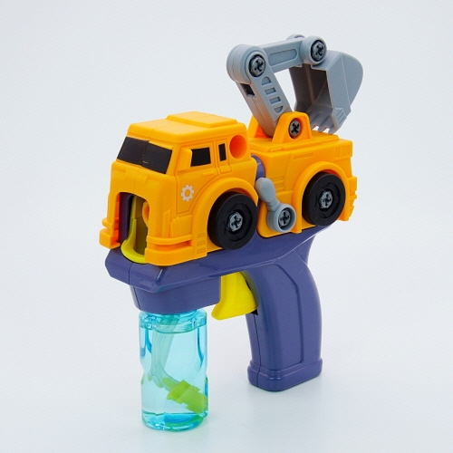 블럭 반자동 비눗방울 버블건 자동차 악어 상어 동물 공구 조립 장난감