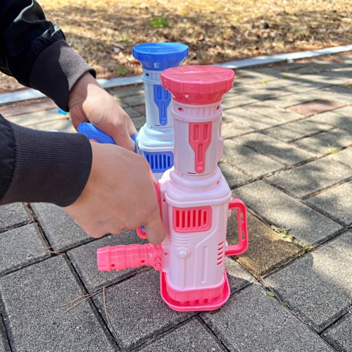 바주카 버블건 자동 비눗방울 버블스틱