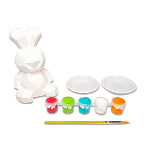 아티바바 칼라링석고 3D인형 토끼