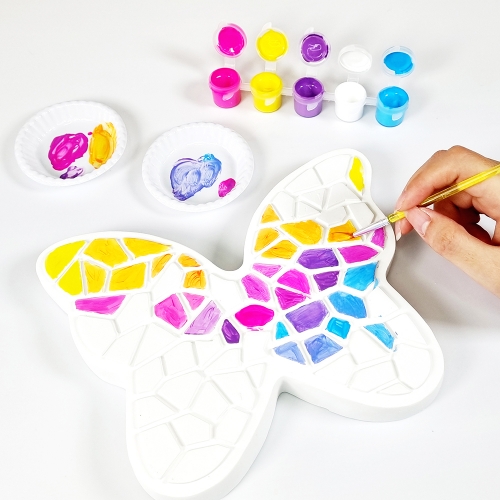 아티바바 칼라링석고 나비타일