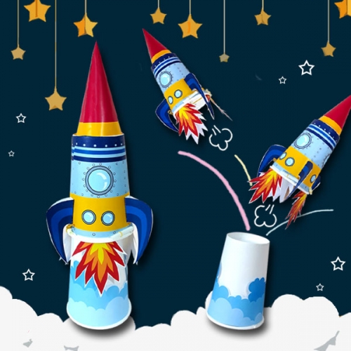 [탑키드] 만들기 날아가는 로켓 (6인용)