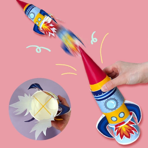 [탑키드] 만들기 날아가는 로켓 (6인용)