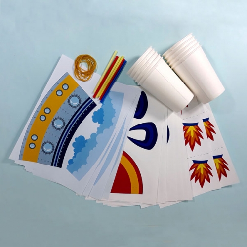 [탑키드] 만들기 날아가는 로켓 (6인용)