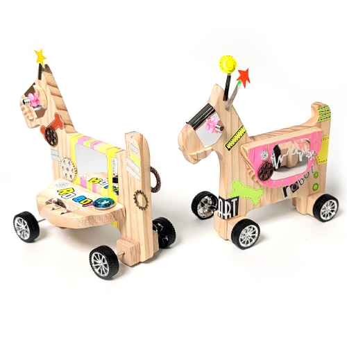 [만꾸] RO로봇강아지 친구 만들기 목공키트 / 가족 우리동네 미래 강아지