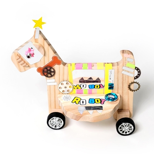 [만꾸] RO로봇강아지 친구 만들기 목공키트 / 가족 우리동네 미래 강아지