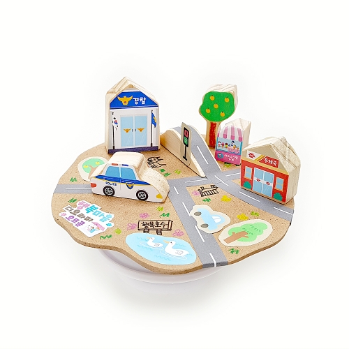 [만꾸] 행복마을 디오라마 오르골 / 우리동네 미니어처 만들기