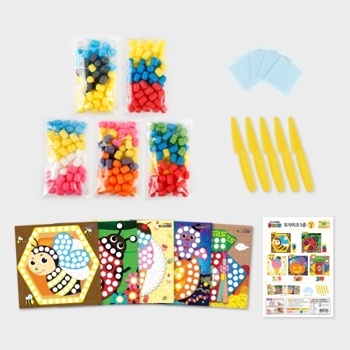 플레이콘 모자이크 5종 (시리즈 3)