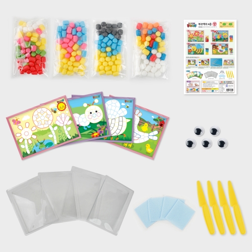 플레이콘 부조액자 4종 (시리즈 1)