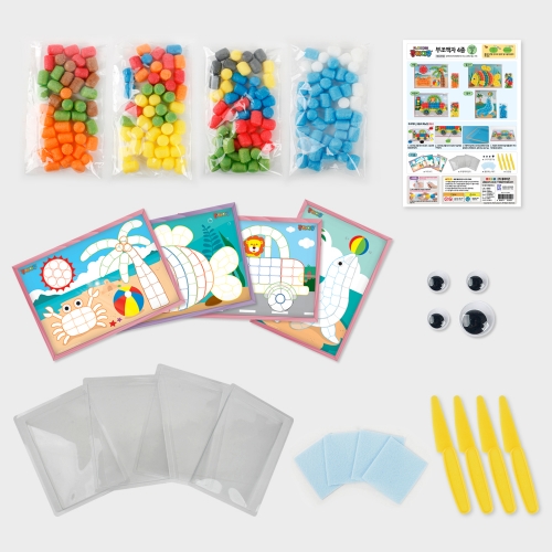 플레이콘 부조액자 4종 (시리즈 2)