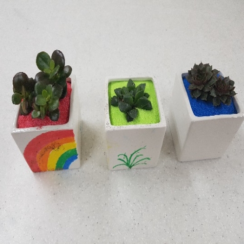 메세지 도자기 화분 만들기 체험교실