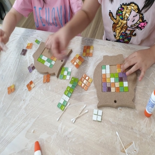 냄비 받침대 타일공예 체험교실