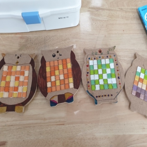 냄비 받침대 타일공예 체험교실