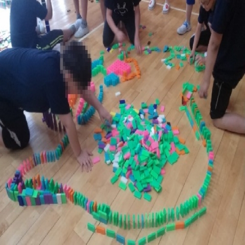 단체 도미노 체험교실