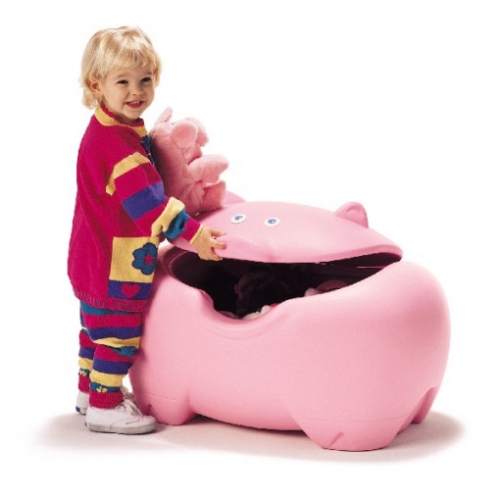 스텝2 돼지 정리함 / STEP2 어린이집 유치원 대형 시설 장난감 완구 교구 정리 수납 수납장 플라스틱 교구장 개원 신학기 준비물 용품