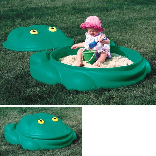 스텝2 개구리 모래함 / STEP2 어린이집 유치원 대형 시설 장난감 완구 교구 역할 놀이 직업 개원 신학기 준비물 용품