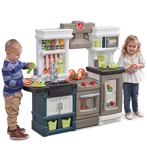 스텝2 모던메트로 키친 / STEP2 어린이집 유치원 대형 시설 장난감 완구 교구 주방 부엌 소꿉 역할 놀이 직업 개원 신학기 준비물 용품