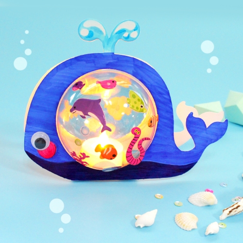 바다고래 조명등 5set