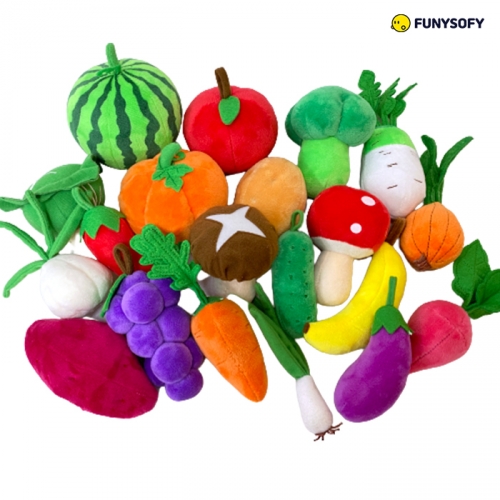 퍼니소피 헝겊 꼬마농부 텃밭체험 과일야채세트 (시장놀이가방3종+화폐놀이 증정)