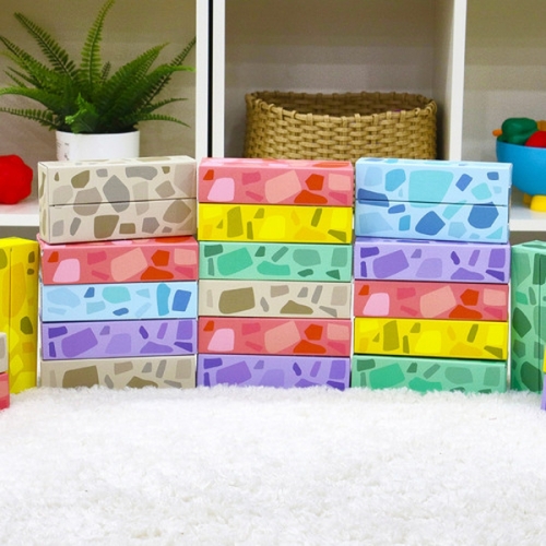 캐스비 튼튼 종이벽돌블럭 도로30pcs(2337)