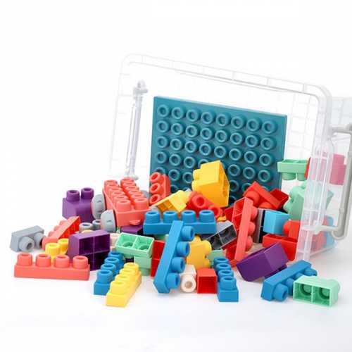 캐스비 튼튼 크리에듀베베 말랑빌딩블럭 100pcs(2306) 소프트블럭