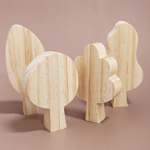 원목 오너먼트 4종세트