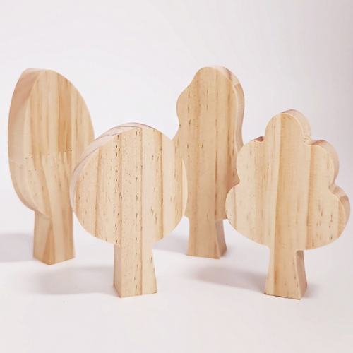 원목 오너먼트 4종세트