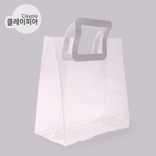 손잡이 투명 비치백