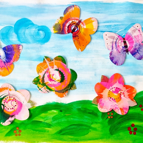 아티바바 모양 스핀아트 리필지 8종 택1