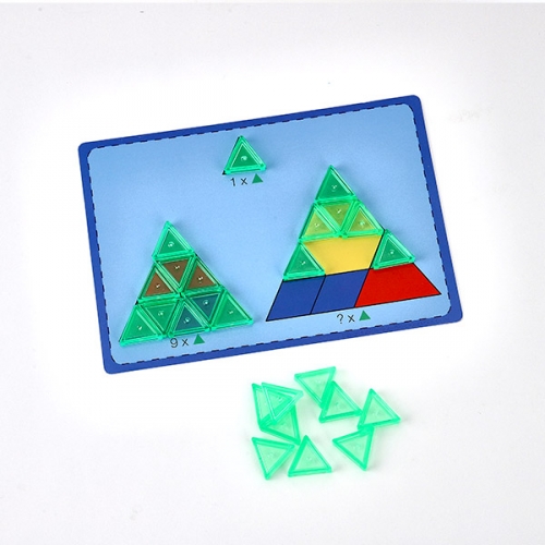 [캐스B]튼튼 창의놀이투명패턴블록(2413)