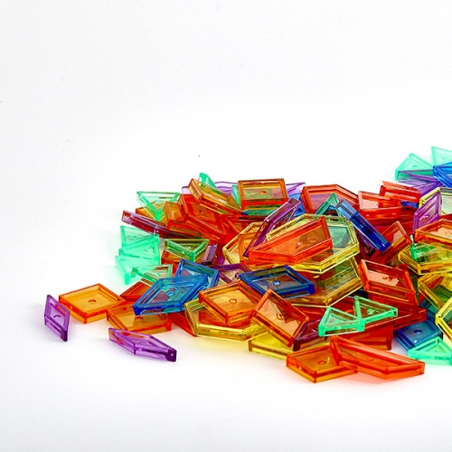 [캐스B]튼튼 창의놀이투명패턴블록(2413)