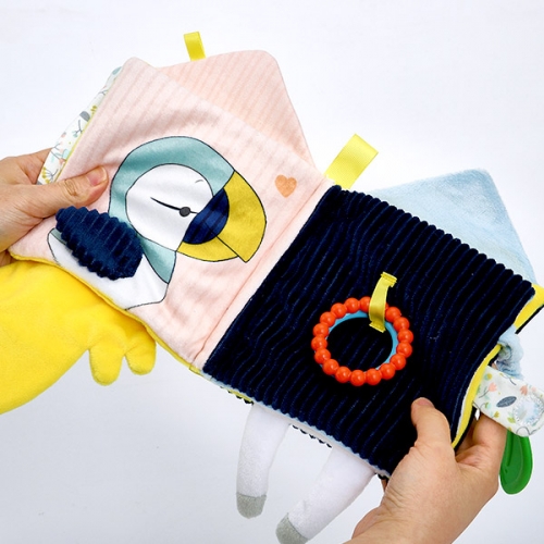 [캐스B]플레이 촉감헝겊책너구리(2403)