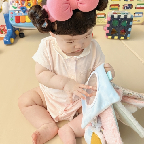 [캐스B]플레이 촉감헝겊책토끼(2402)