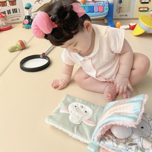 [캐스B]플레이 촉감헝겊책토끼(2402)