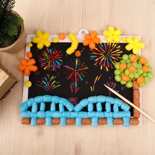 플레이콘 창의꾸러미 5종 1세트 (개구리합창단,돼지삼형제,바다세상,불꽃축제,초코랜드)